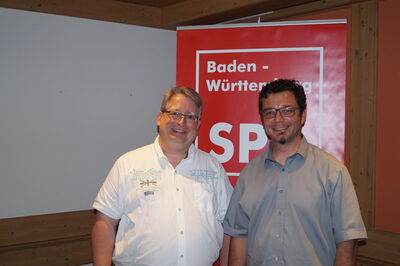 Mirko Witkowski (von links) und Torsten Stumpf.